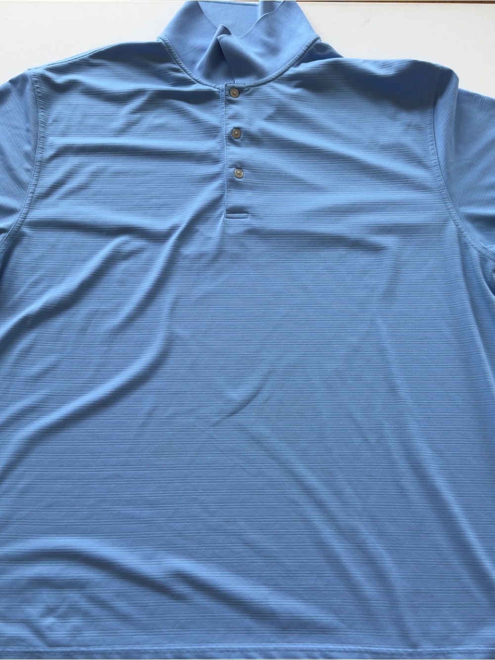 EUC Pro Tour Golf Men's Cool Play Light Blue Performance Polo Shirt 3XLT (M)